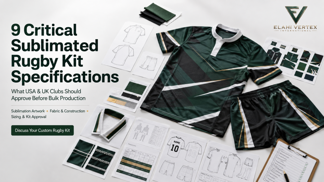 Sublimated rugby uniforms for custom USA and UK team kits