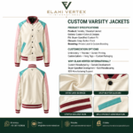 Custom varsity jacket specifications and private-label options