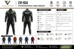 EVI-934 Custom Basketball Coach Tracksuit color options team branding and customization choices
