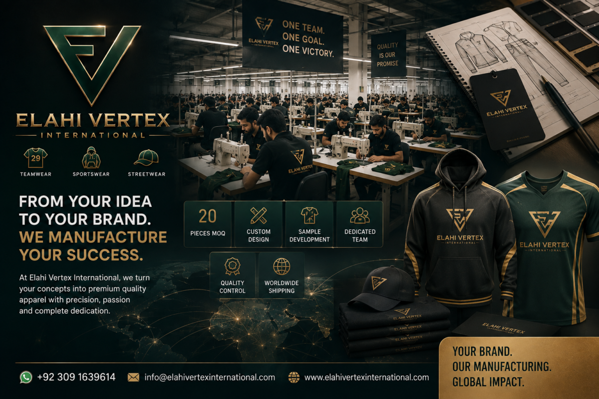 How Elahi Vertex International works from idea to finished product