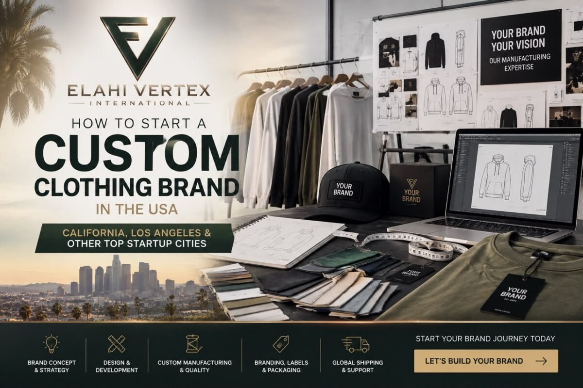 Clothing sample development for a new fashion brand