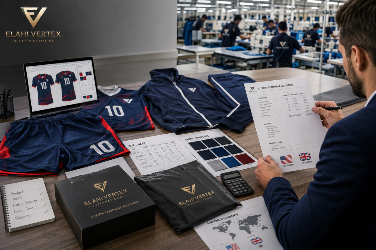 Custom teamwear pricing for USA and UK B2B buyers