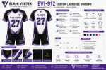 EVI-912 custom lacrosse uniform specifications and customization