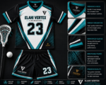 EVI-914 custom lacrosse teamwear fabric and construction details