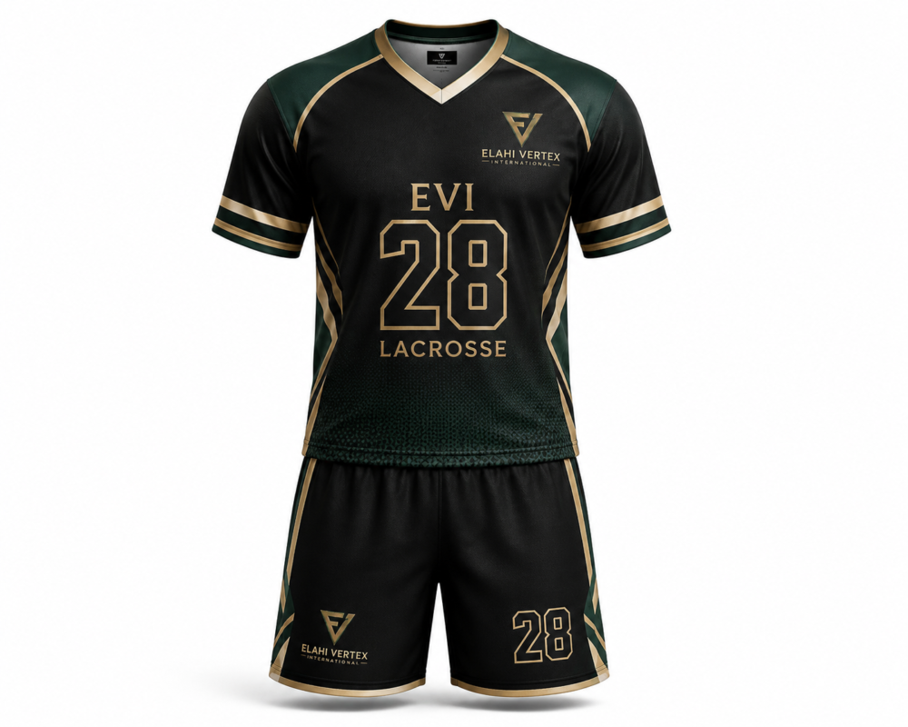 EVI-908 custom lacrosse jersey and shorts by Elahi Vertex International