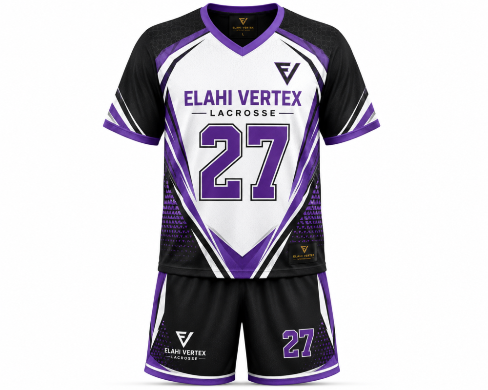 EVI-912 custom lacrosse uniform by Elahi Vertex International