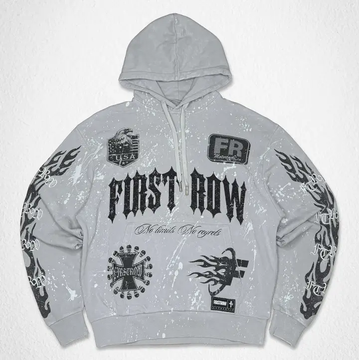 French Terry hoodie manufacturer producing heavyweight custom hoodies at Elahi Vertex International