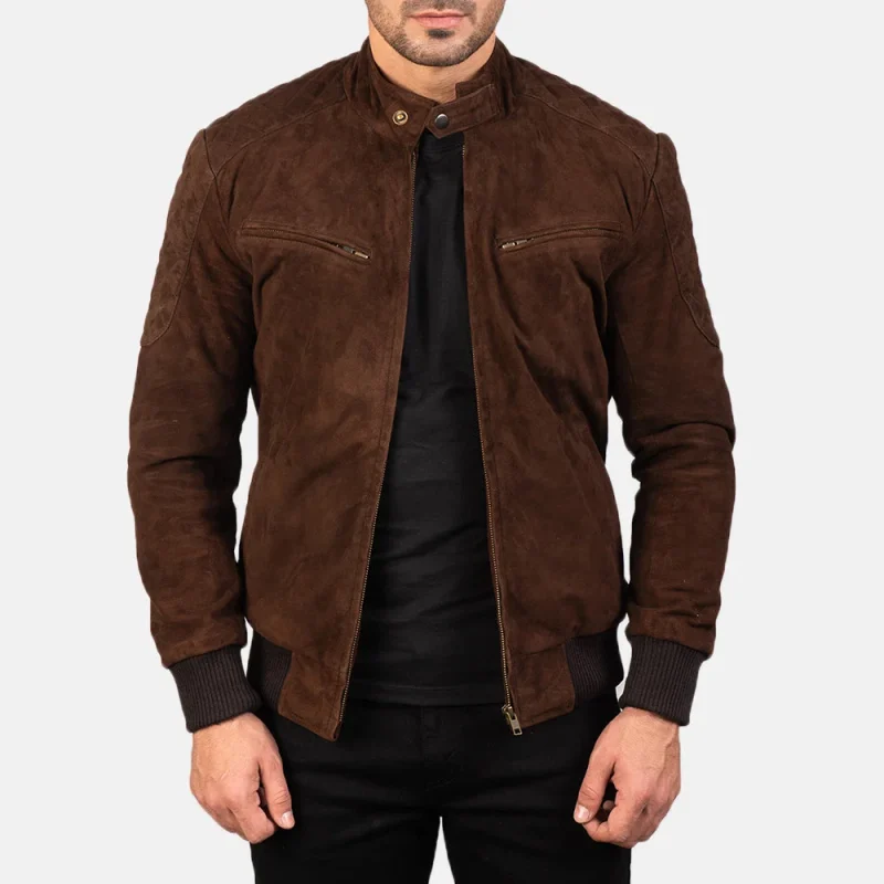 Suede jacket manufacturer producing custom private label suede jackets