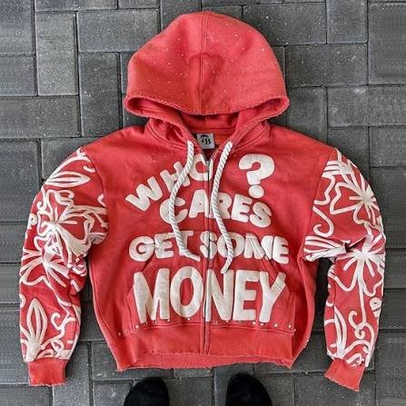 Puff print hoodie manufacturer producing custom 3D puff print hoodies for streetwear brands