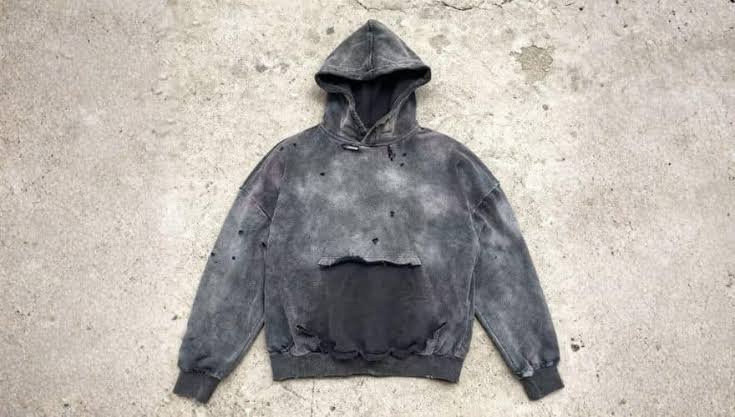 Acid wash hoodie manufacturer producing custom heavyweight streetwear hoodies